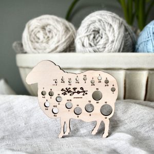 Sheep Knitting Needle Gauge - US0 to US17