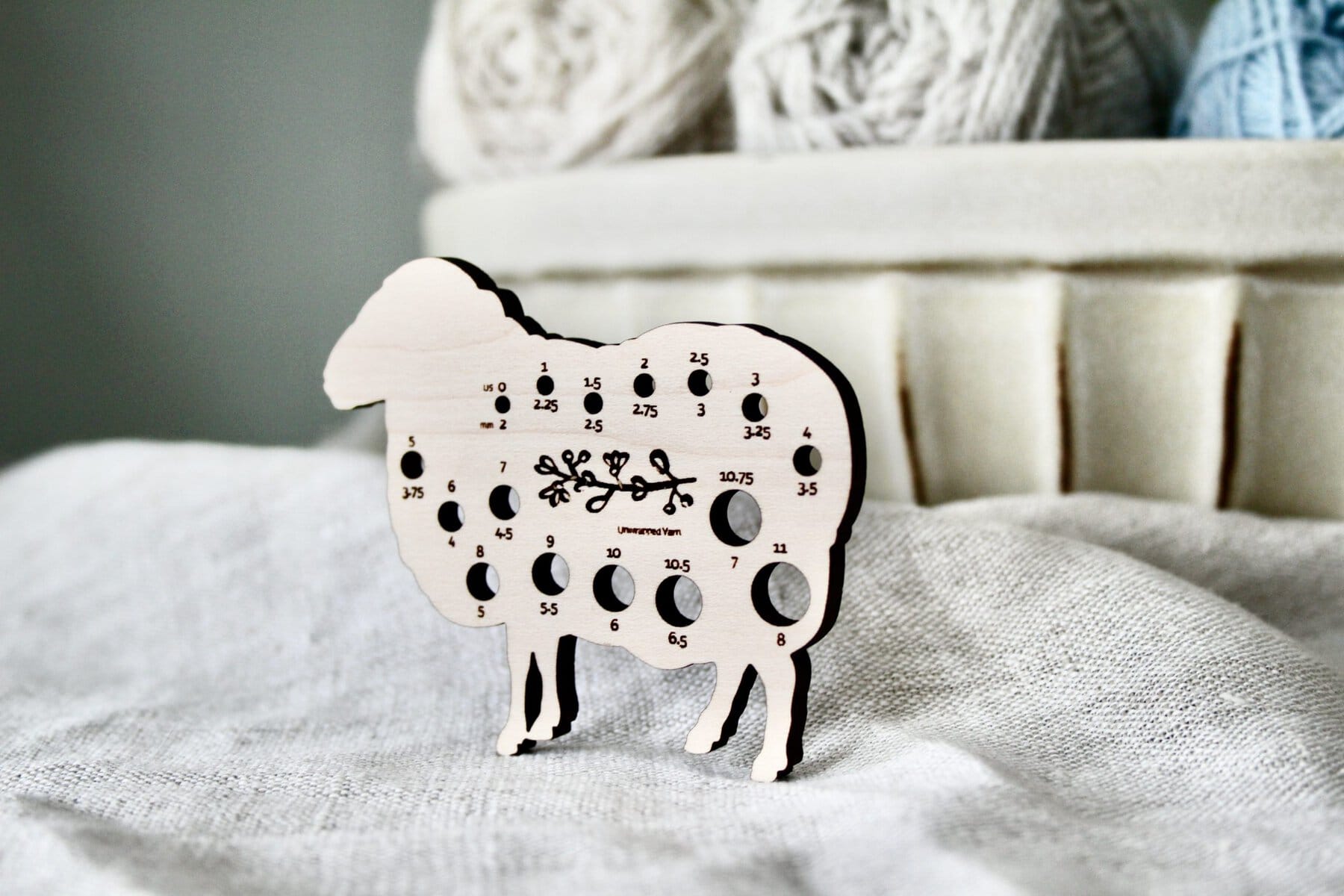Sheep Knitting Needle Gauge - US0 to US17 - Image 2