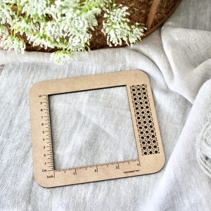 Rattan Effect 4-inch Swatch Gauge Ruler