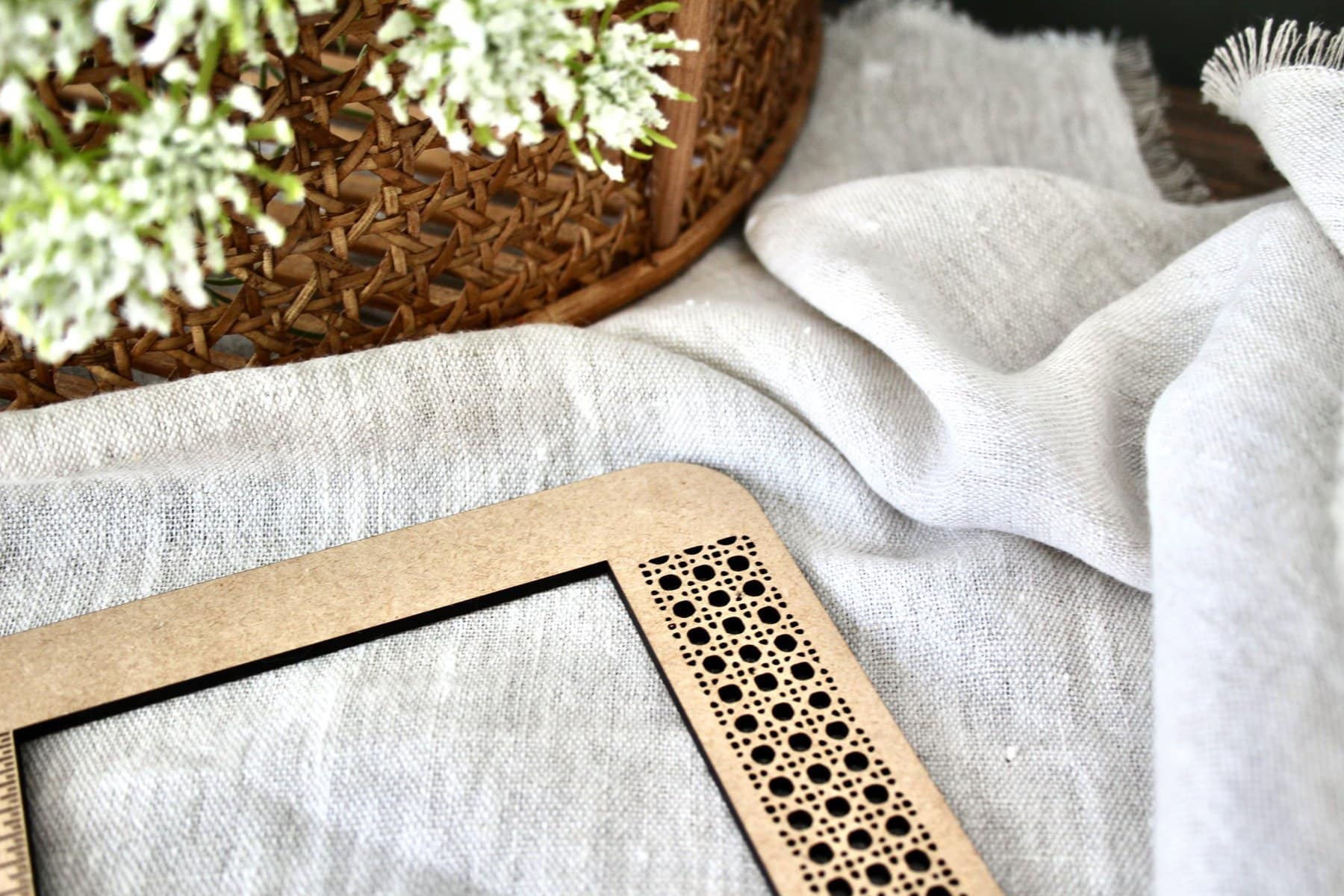 Rattan Effect 4-inch Swatch Gauge Ruler - Image 2