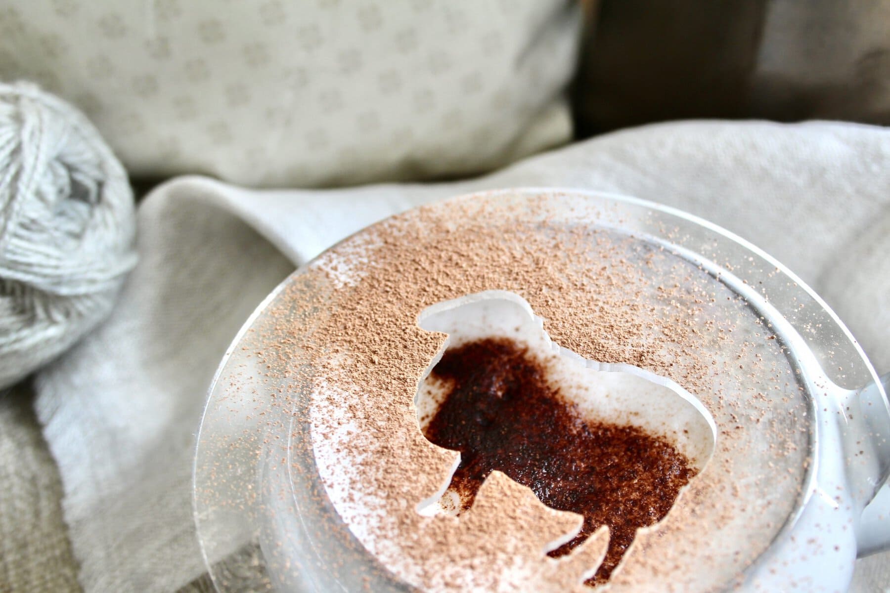 Sheep Latte Art Stencil - Image 3