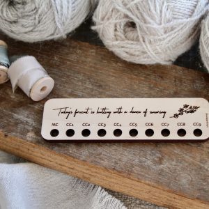 Today's Forecast is Knitting with a Chance of Swearing Colourwork Reference Tool