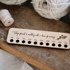 Today's Forecast is Crocheting with a Chance of Swearing Colourwork Reference Tool