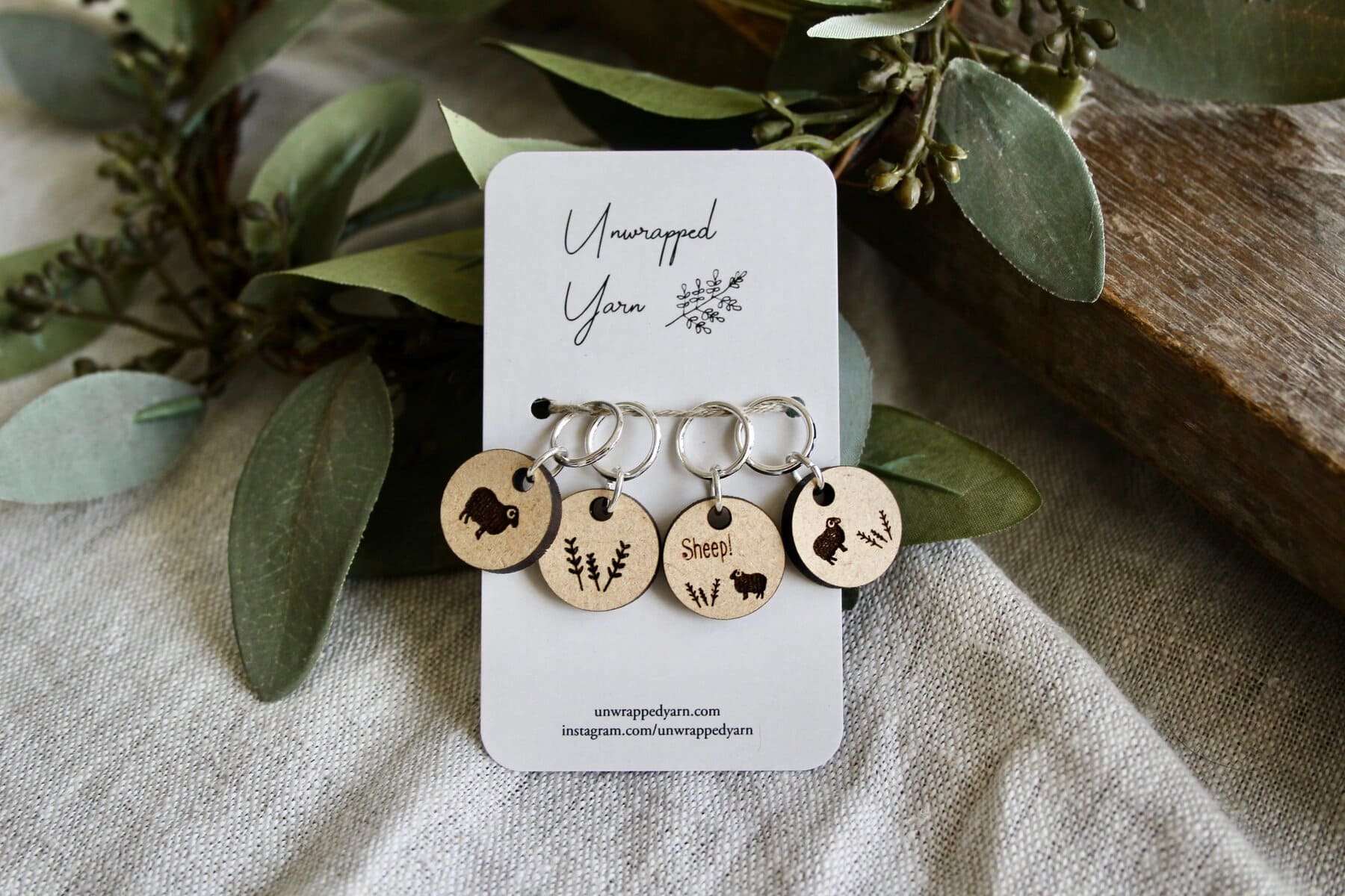 Set of Sheep Stitch Markers