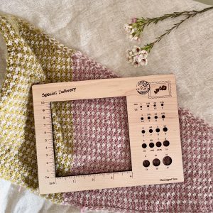 Paris Postage Swatch Gauge Ruler with Needle Gauge