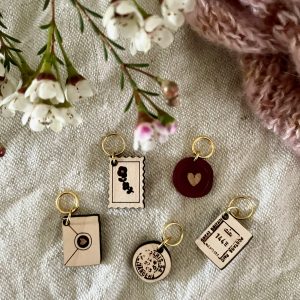 Sealed with Love Set of Stitch Markers