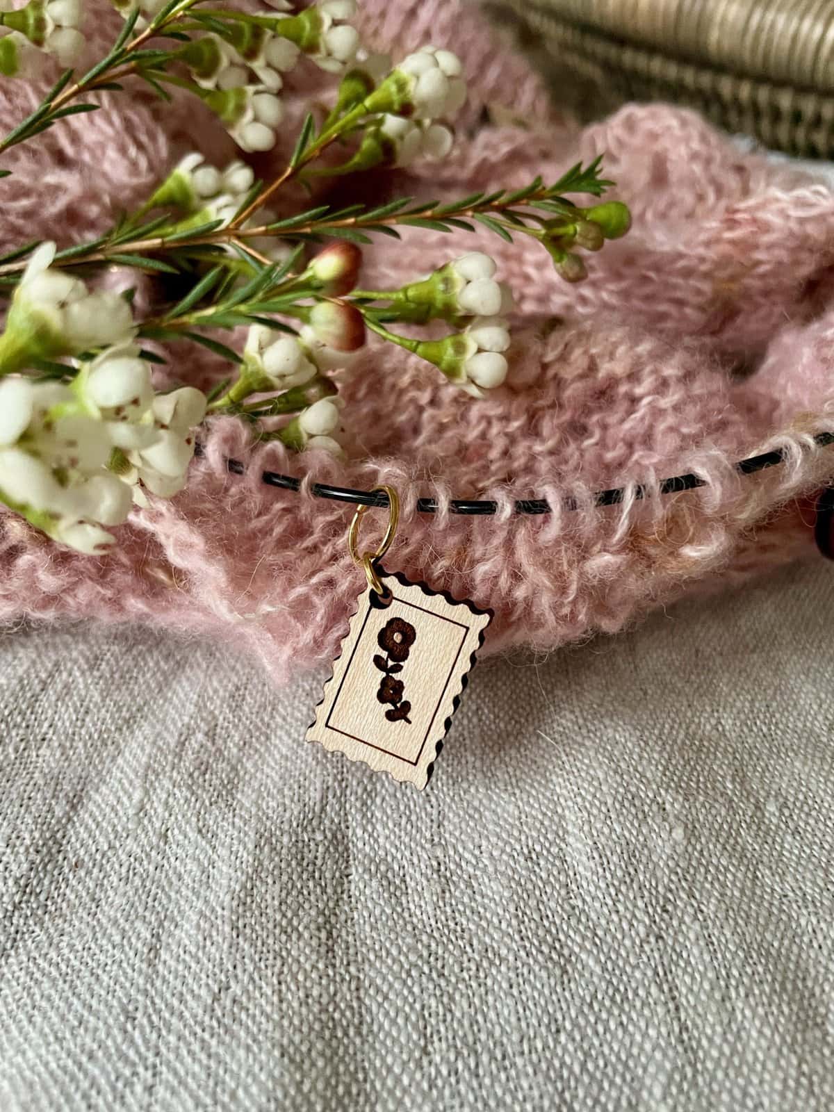 Floral Stamp Stitch Marker
