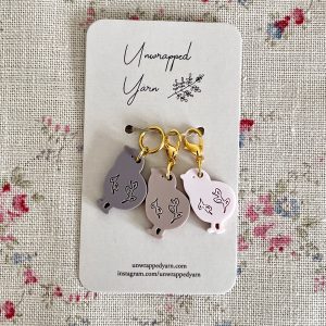 The Pink Collection of Chick Stitch Markers/Progress Keepers