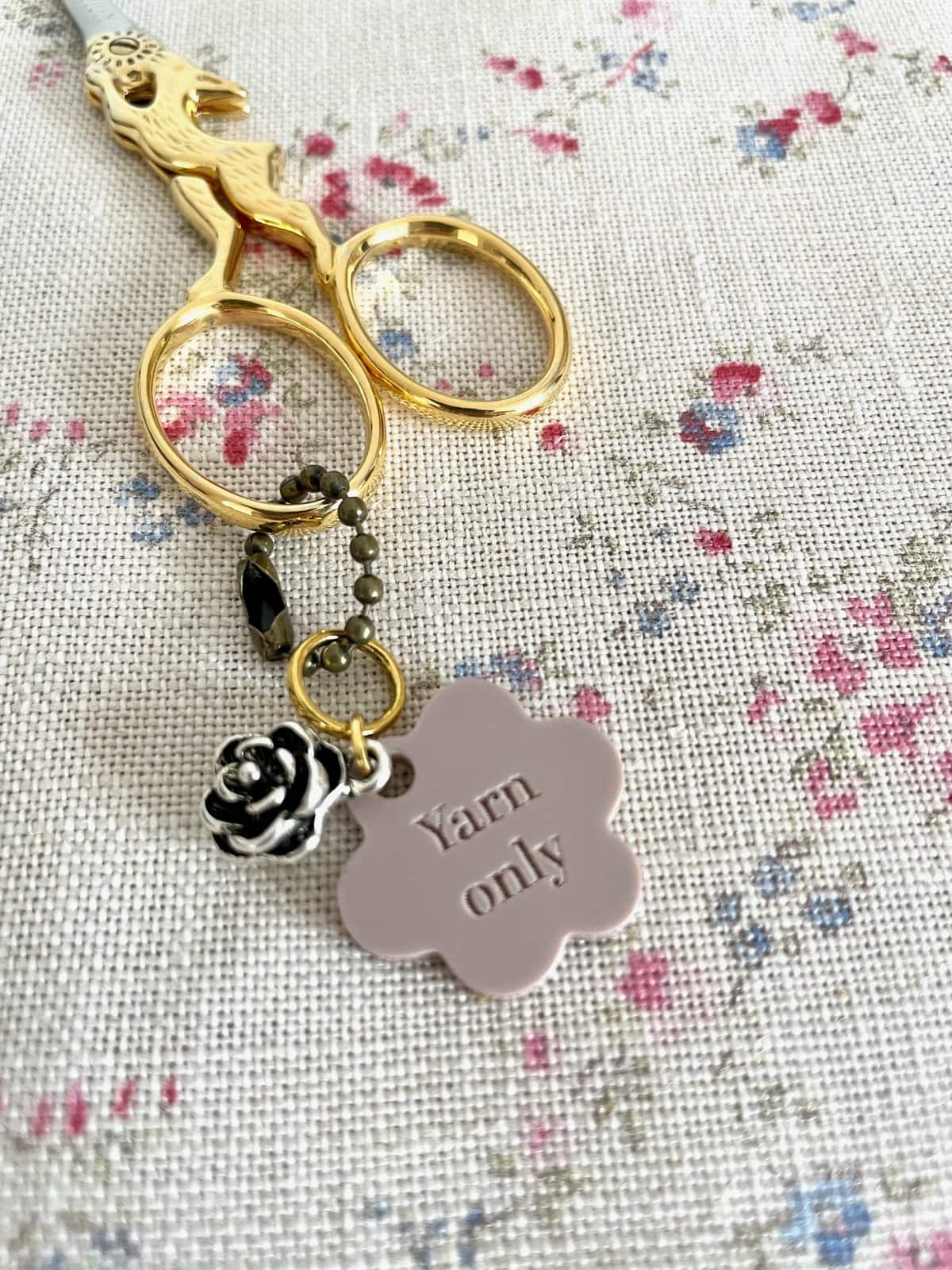Yarn Only with Floral Charm