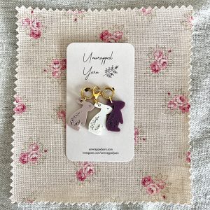 Pink Collection of Rabbit Stitch Markers/Progress Keepers