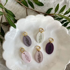 Delphinium Stitch Marker/Progress Keeper