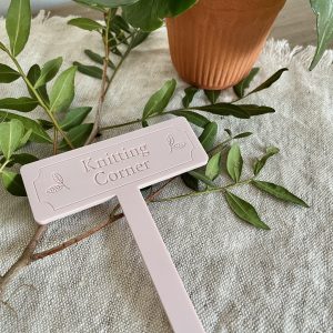 Knitting Corner Sign