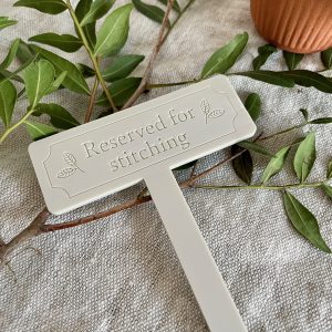 Reserved for Stitching Sign