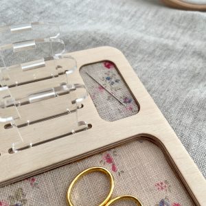 Set of 12 Clear Acrylic Bobbins