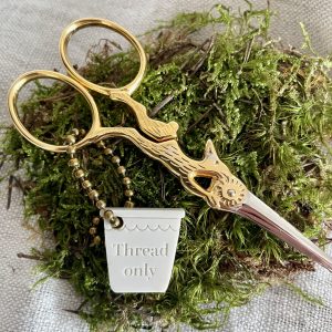 Thread Only Flower Pot Scissor Charm