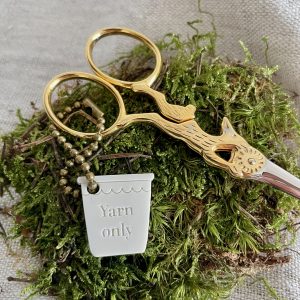 Yarn Only Flower Pot Scissor Charm