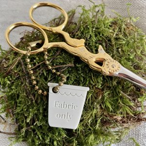 Fabric Only Flower Pot Scissor Charm