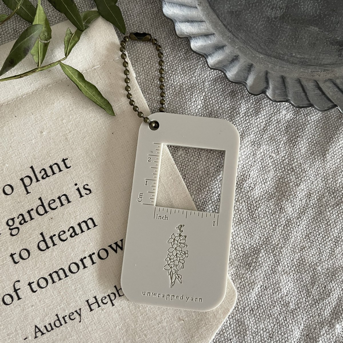 Delphinium 1-inch Swatch Gauge - Image 2