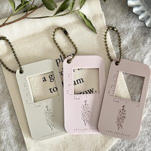 Delphinium 1-inch Swatch Gauge