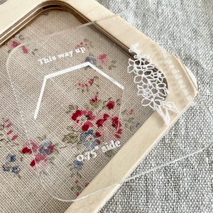 English Paper Piecing Hexi Stencil with 0.75 Inch Sides