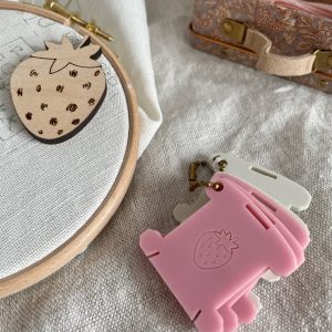 Set of Strawberry and Cream Bobbins