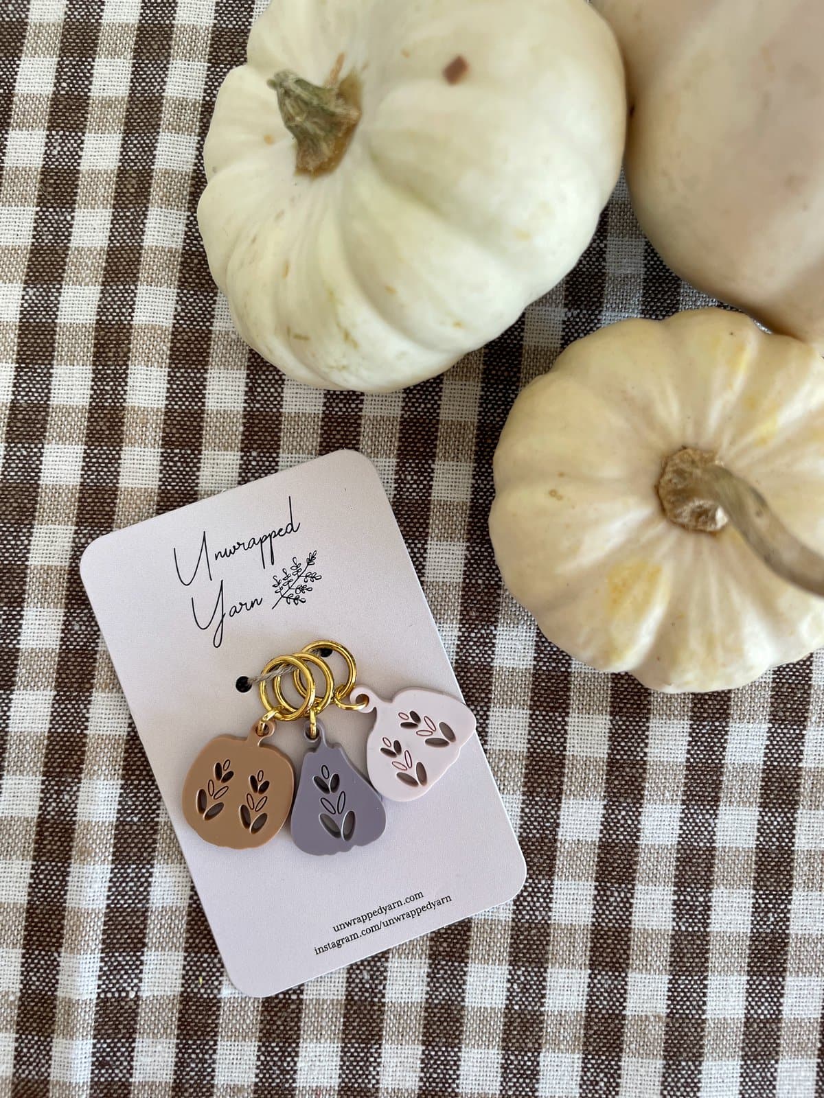 Pumpkin Stitch Marker Set - Image 4