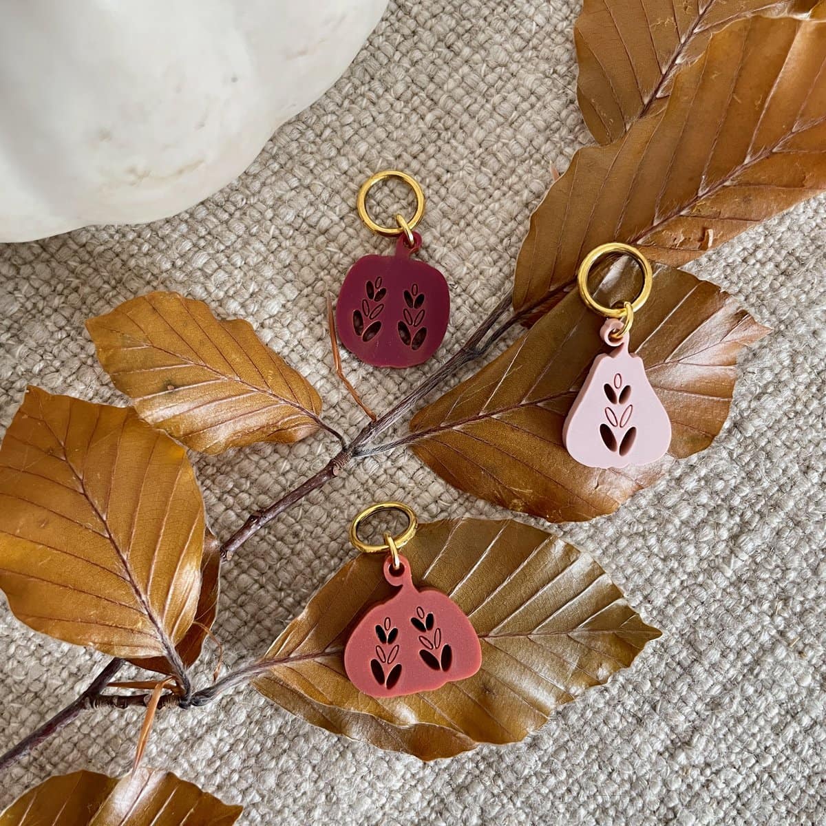 Pumpkin Stitch Marker Set - Image 2