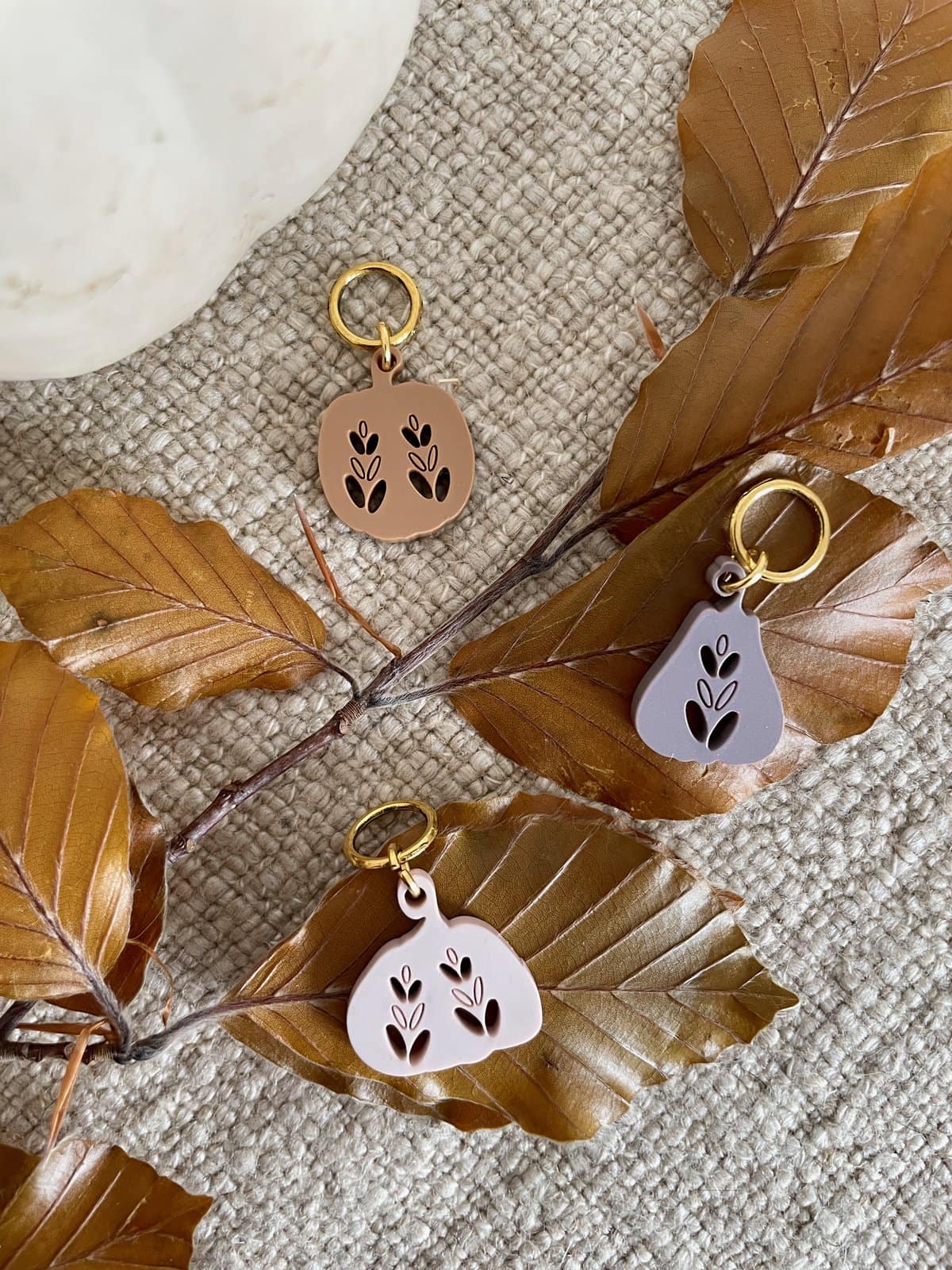 Pumpkin Stitch Marker Set