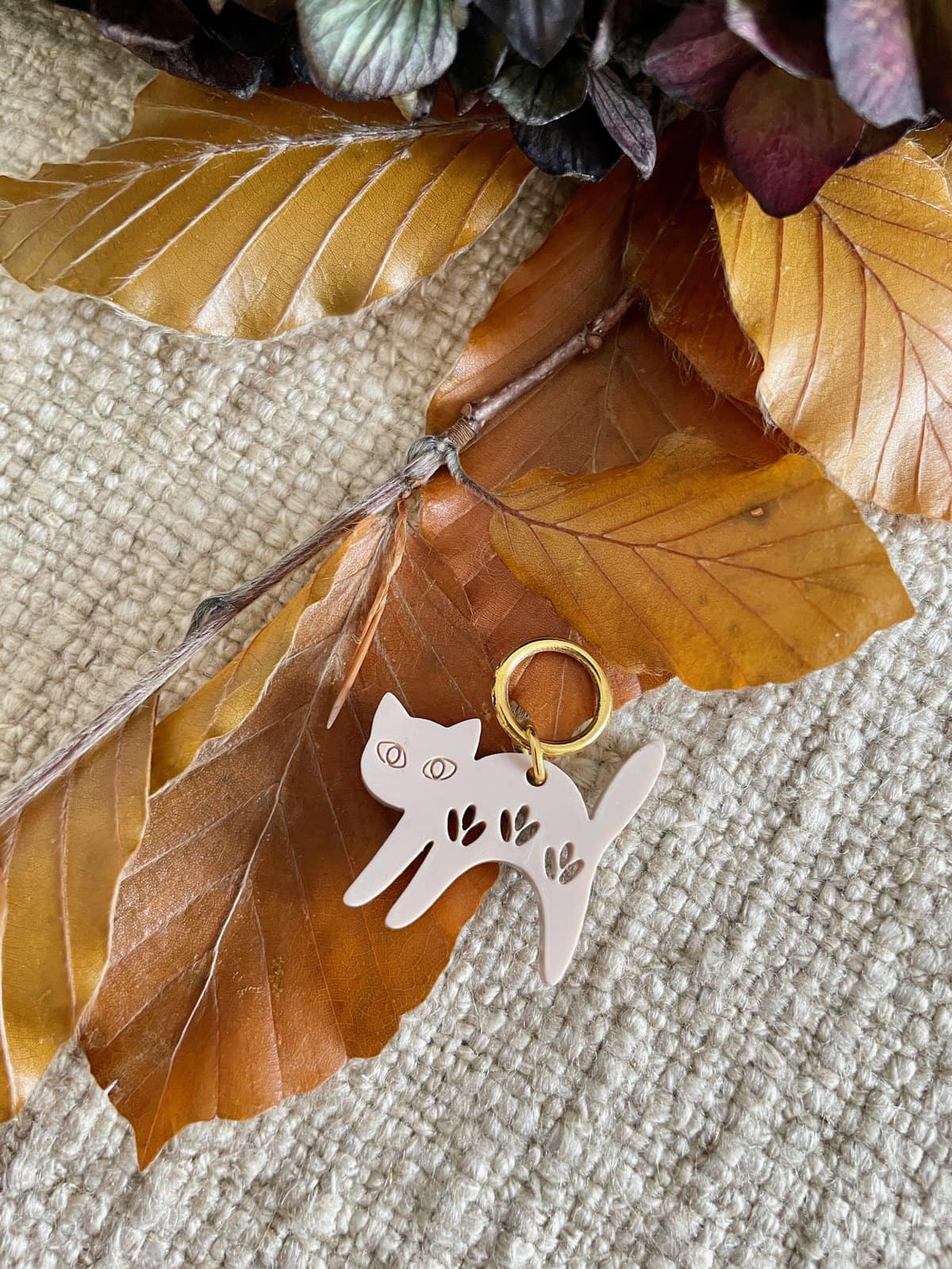Scary Cat Stitch Marker/Progress Keeper