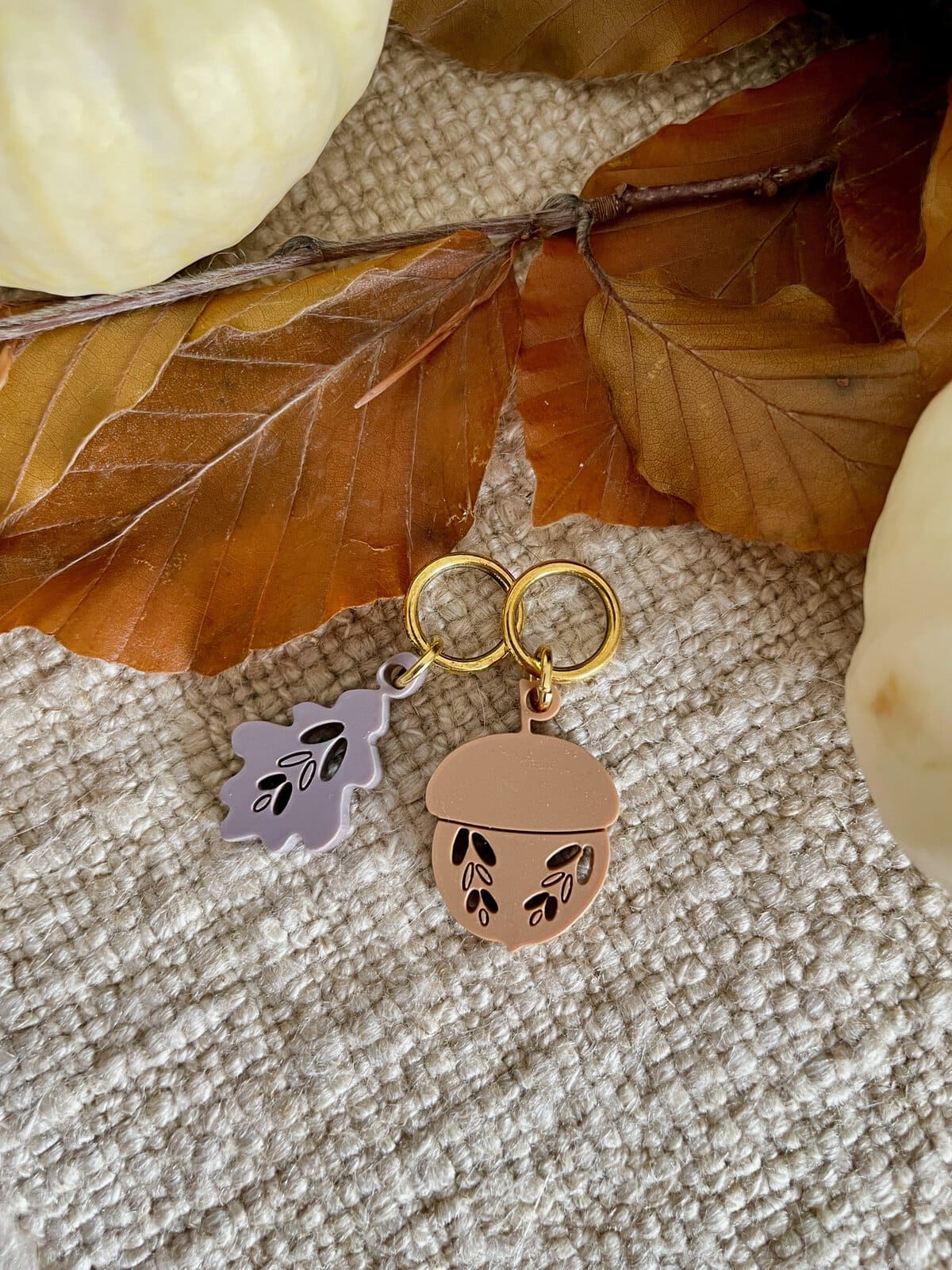 Acorn Stitch Marker Set
