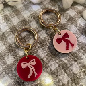 Ribbon Bow Bag Charm