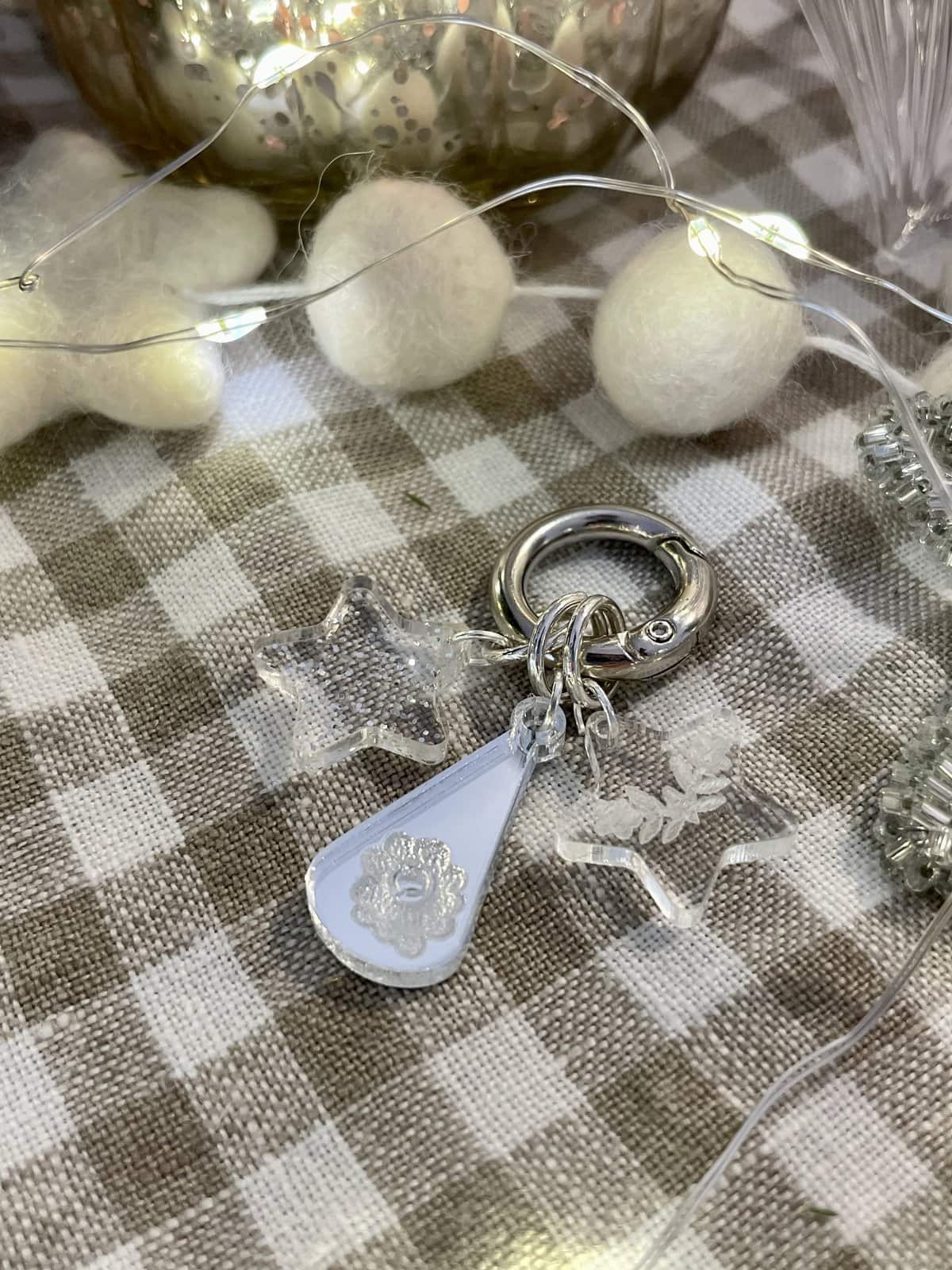 All Silver Bag Charm