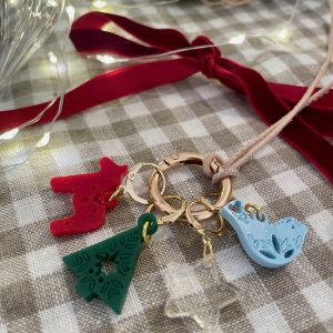 Scandinavian Themed Bag Charm