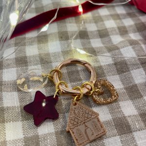 Gingerbread House Bag Charm