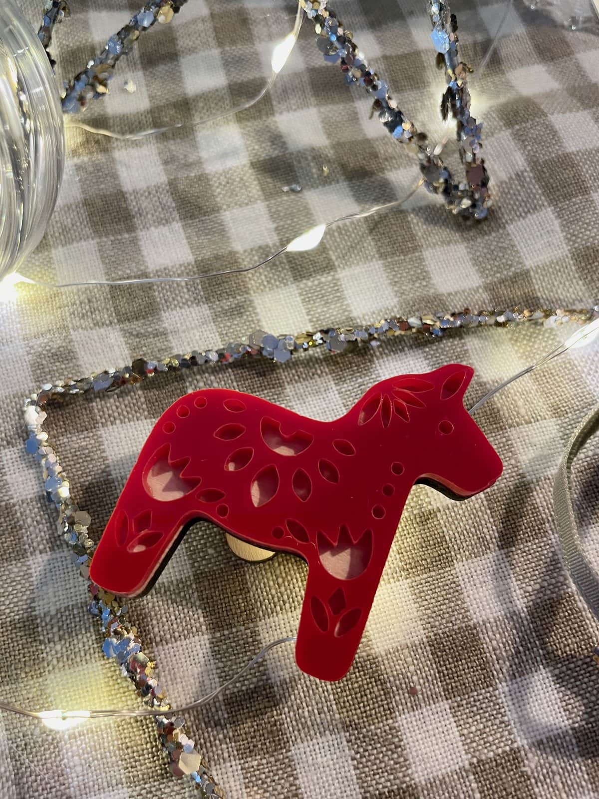 Dala Horse Needle Minder