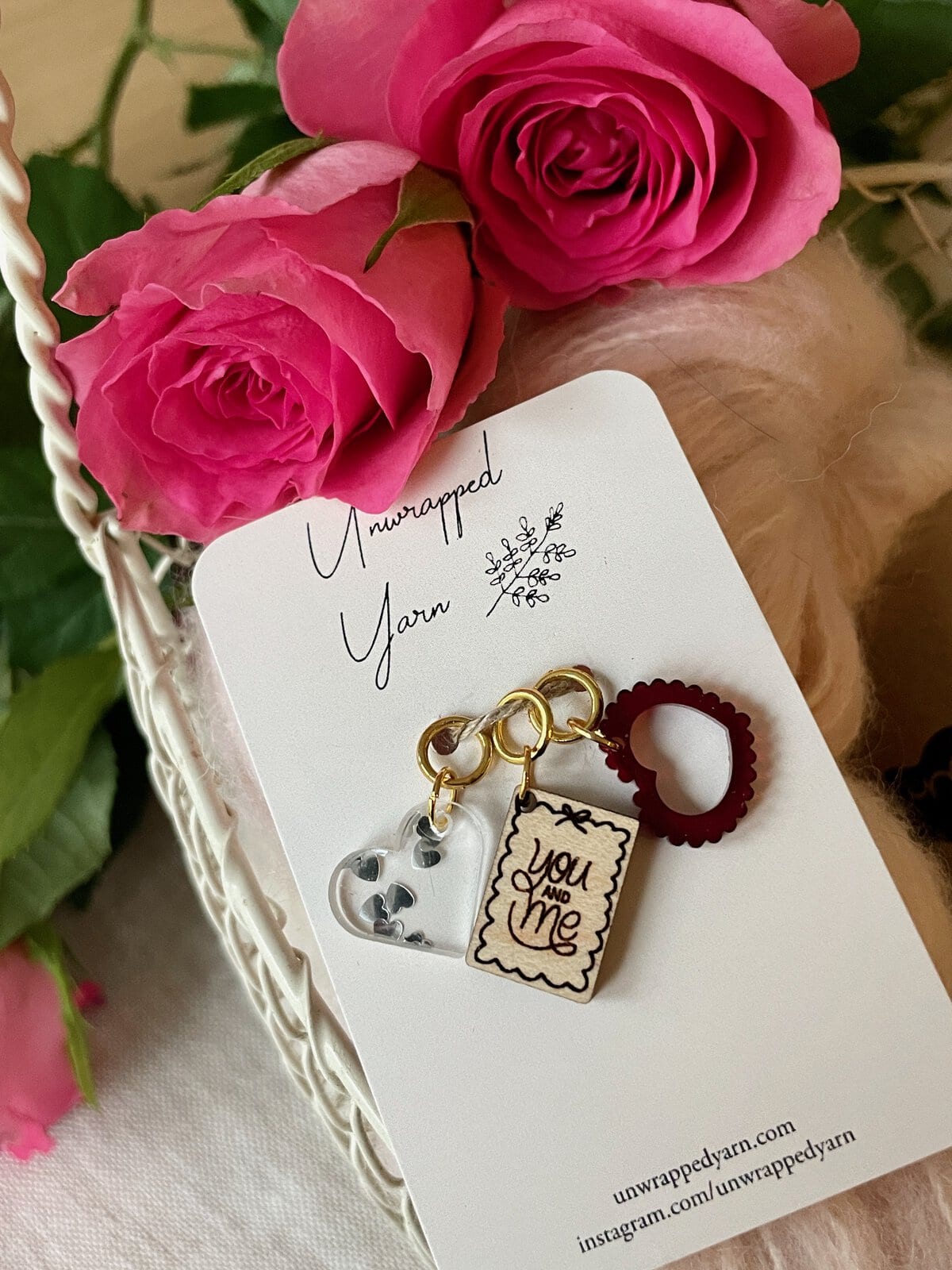 You and Me Stitch Marker Set