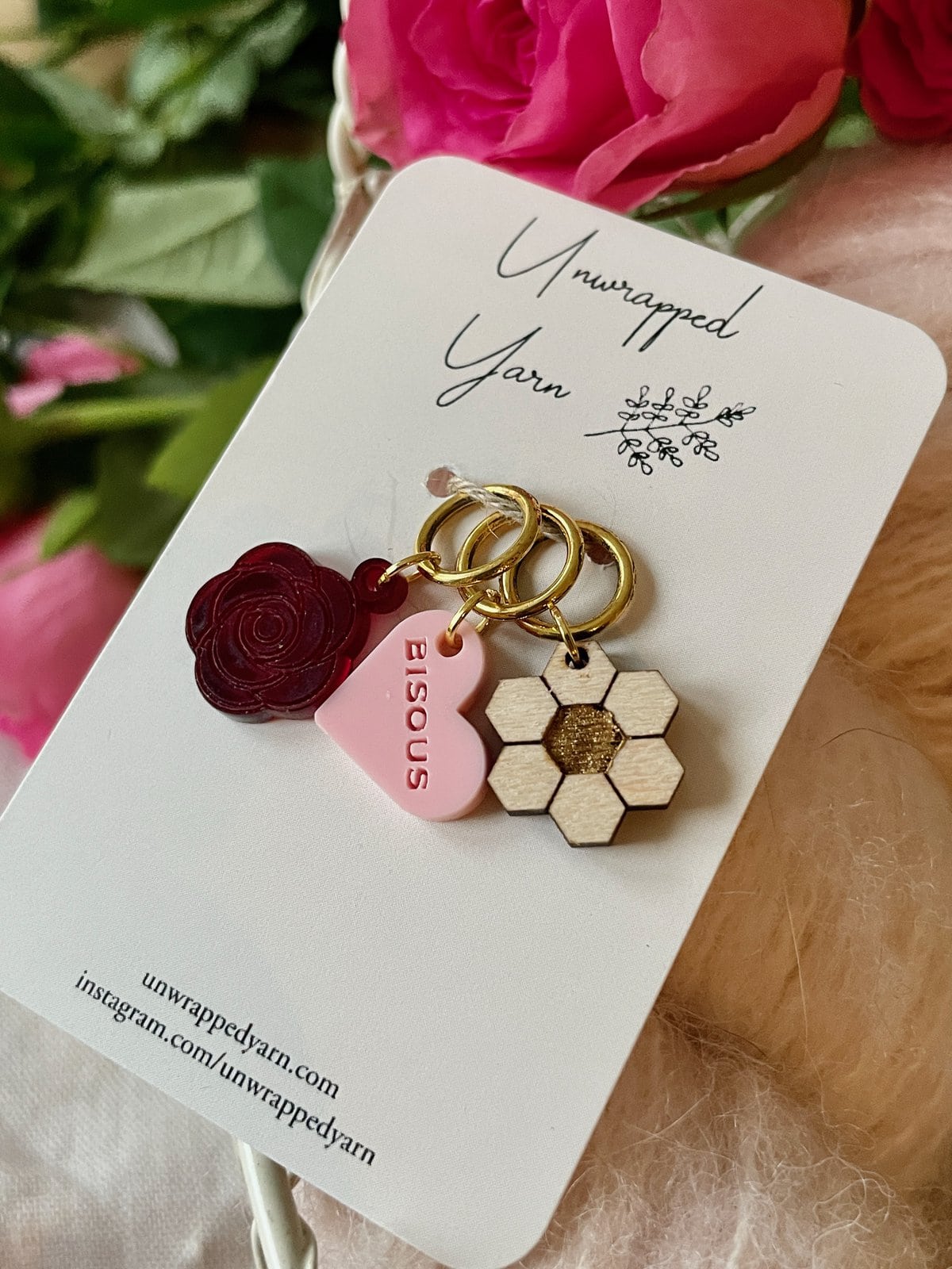 Bisous Stitch Marker Set