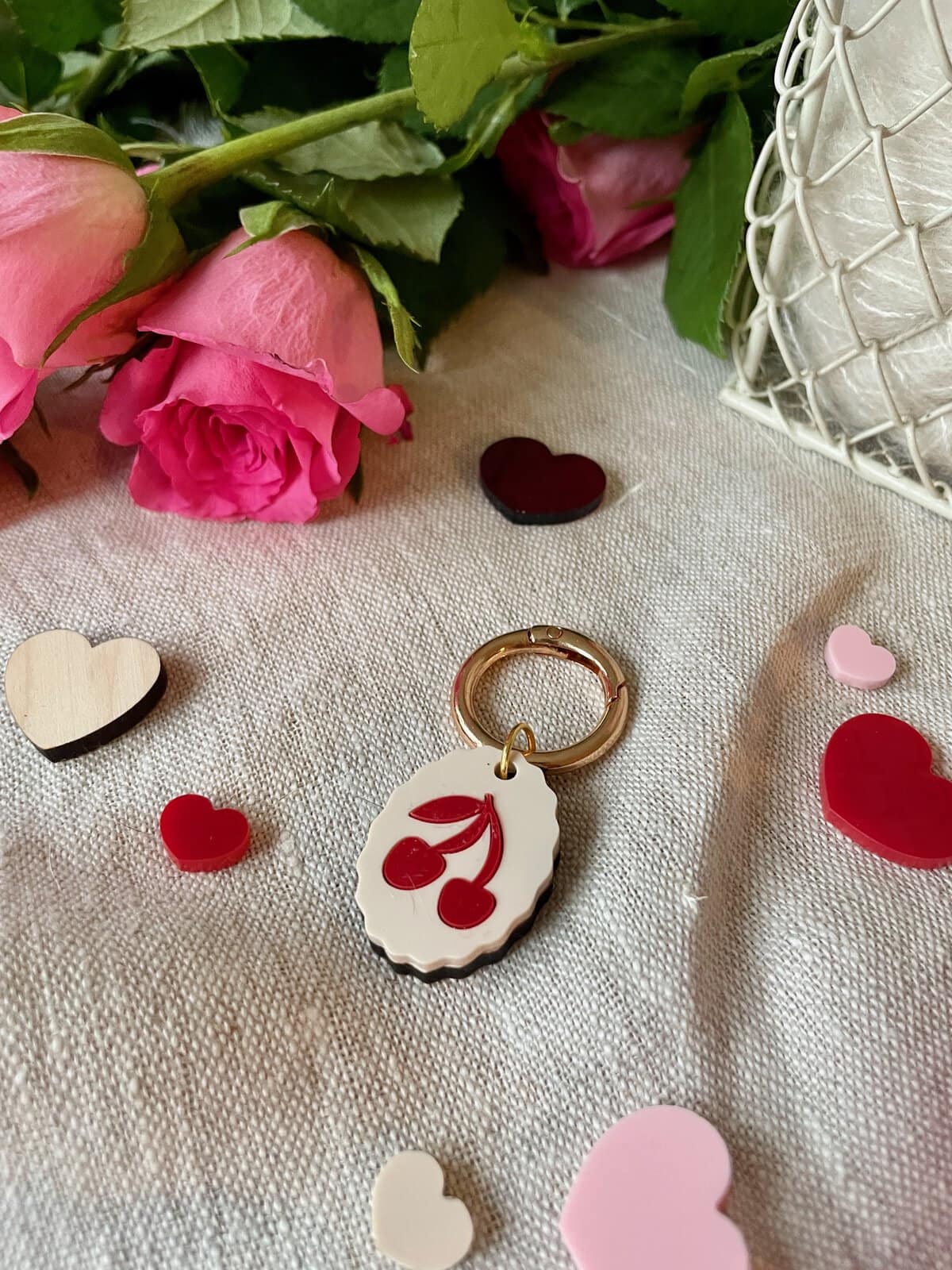 Cherry Bag Charm