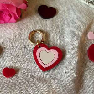 Heart Shaped Bag Charm