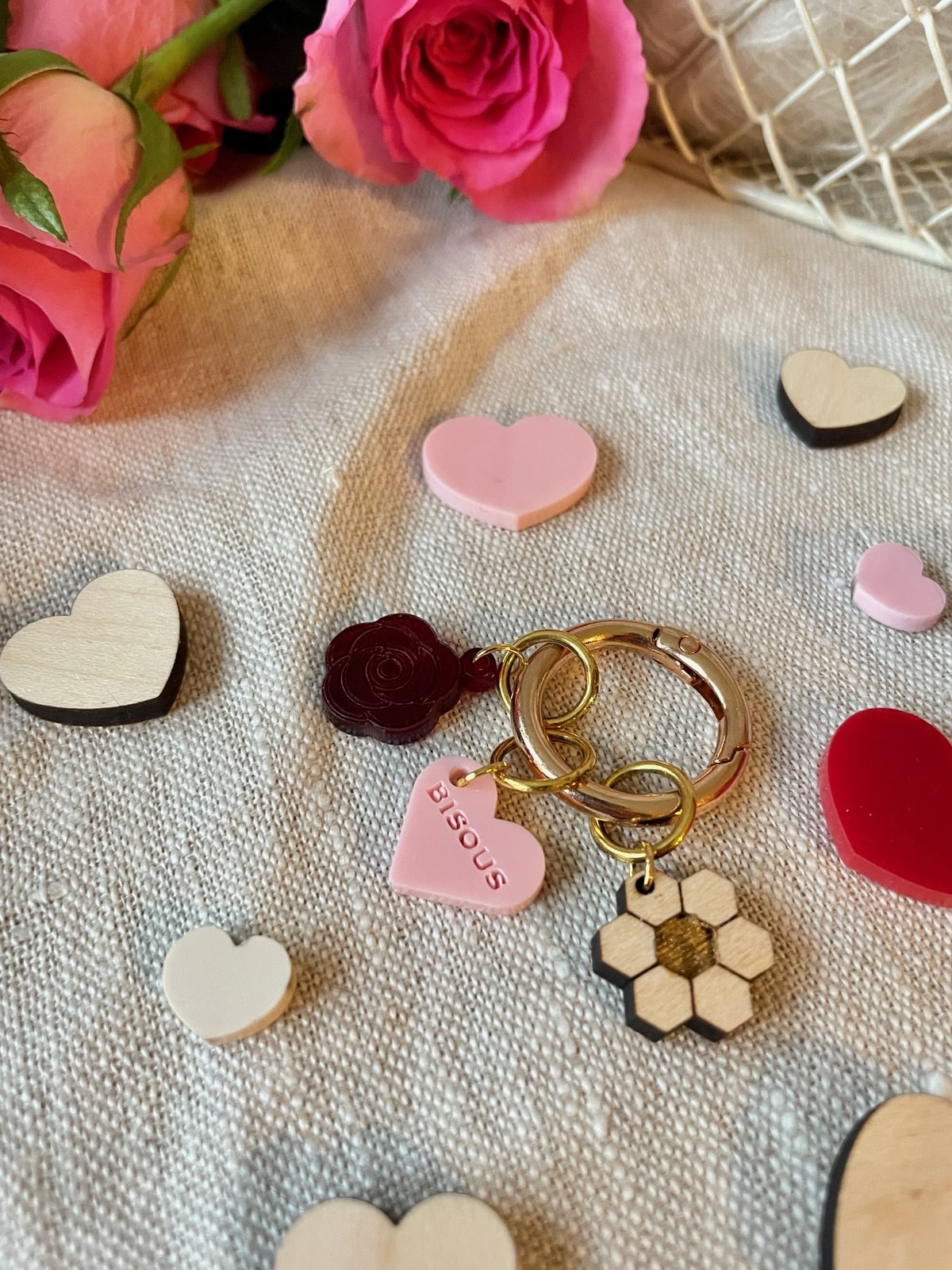 Bisous Bag Charm