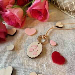 Pink Cherry Necklace