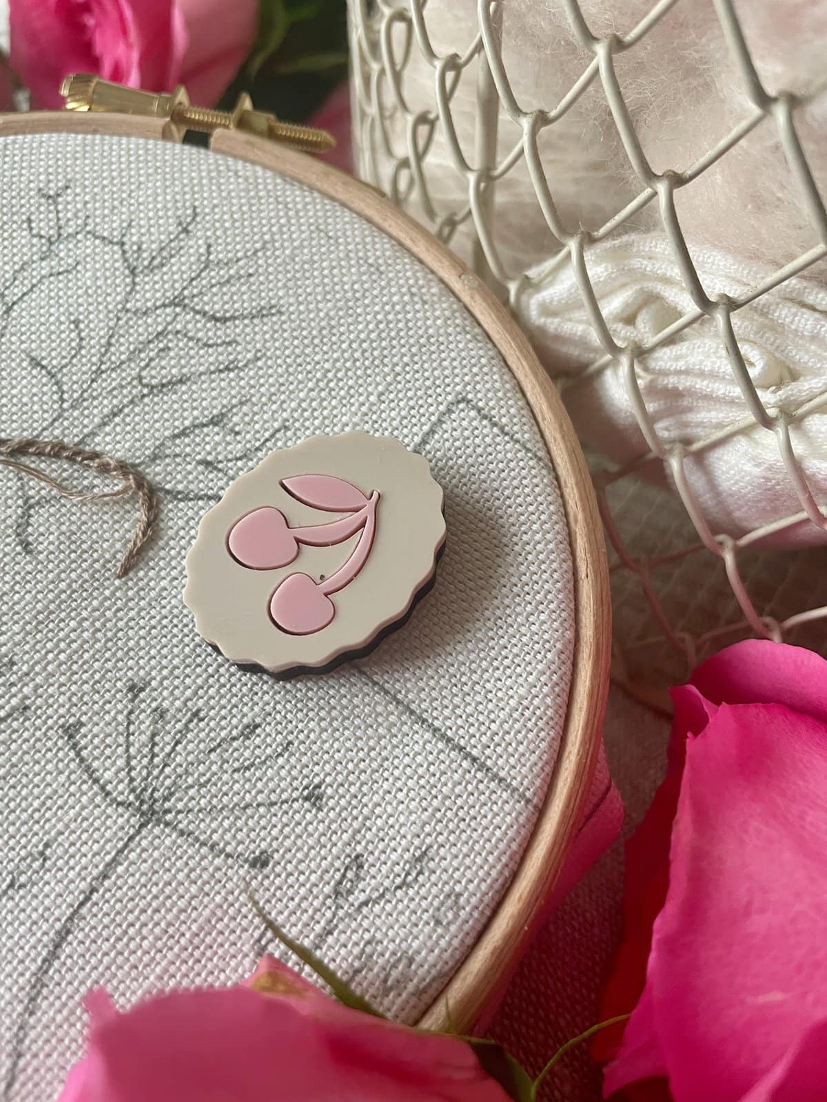 Cherry Needle Minder - Image 2