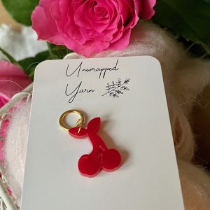 Red Cherry Stitch Marker
