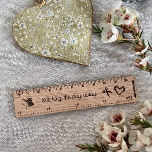 Stitching the Day Away 4-inch Ruler