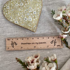 Snowdrops Are My Favourite 4-inch Ruler