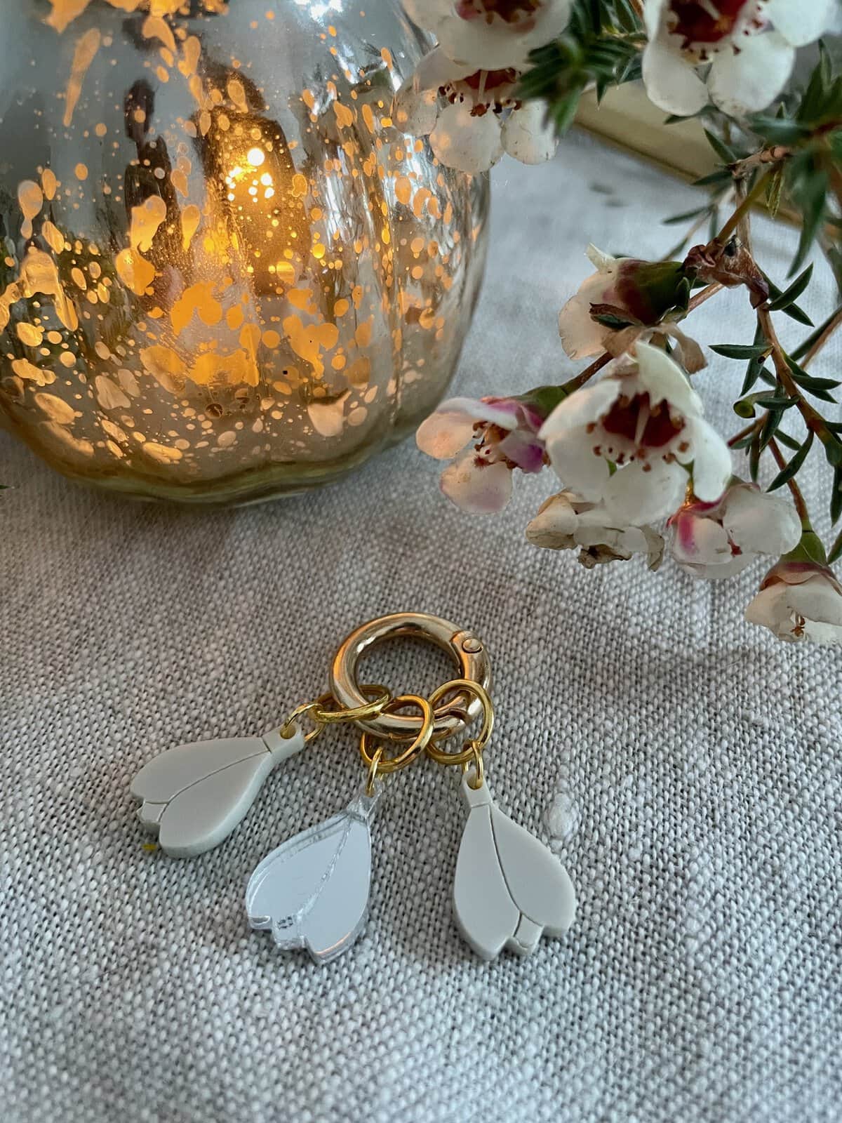 Snowdrop Bag Charm
