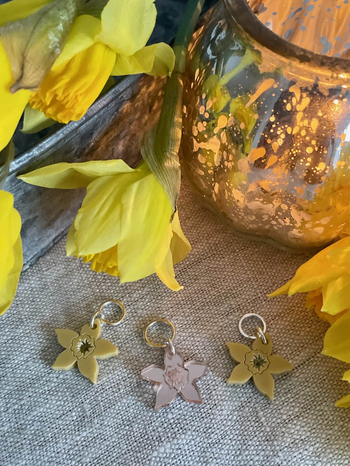Daffodil Stitch Marker Set - Image 2