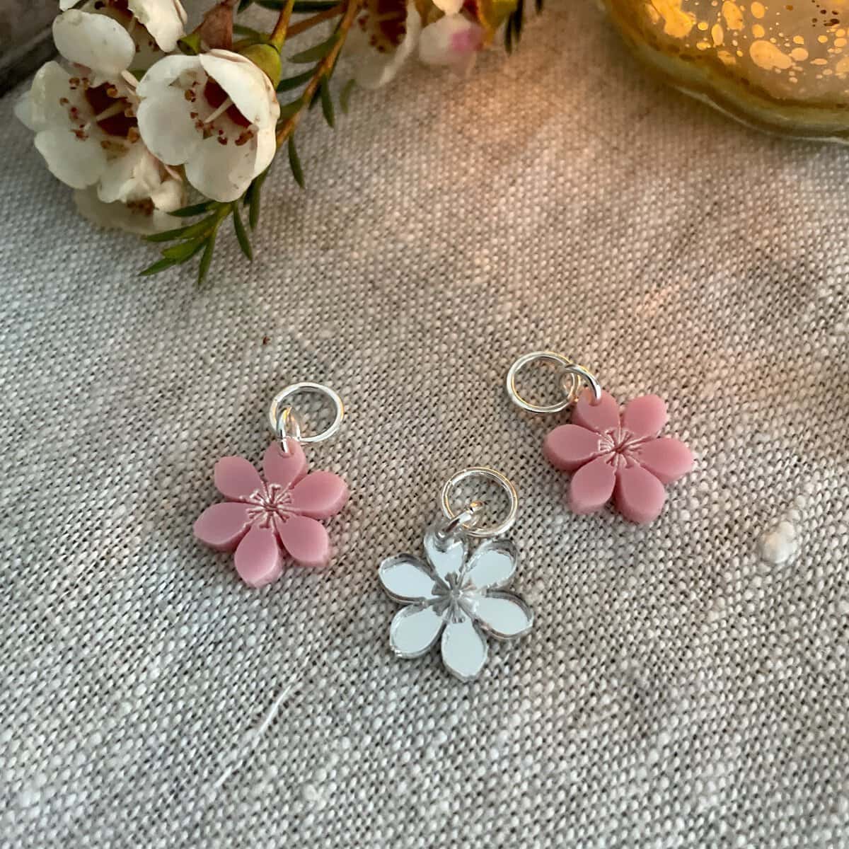 Sakura Stitch Marker Set