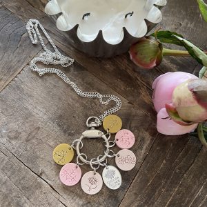 Stitch Marker Necklace Inspired by The Chelsea Flower Show