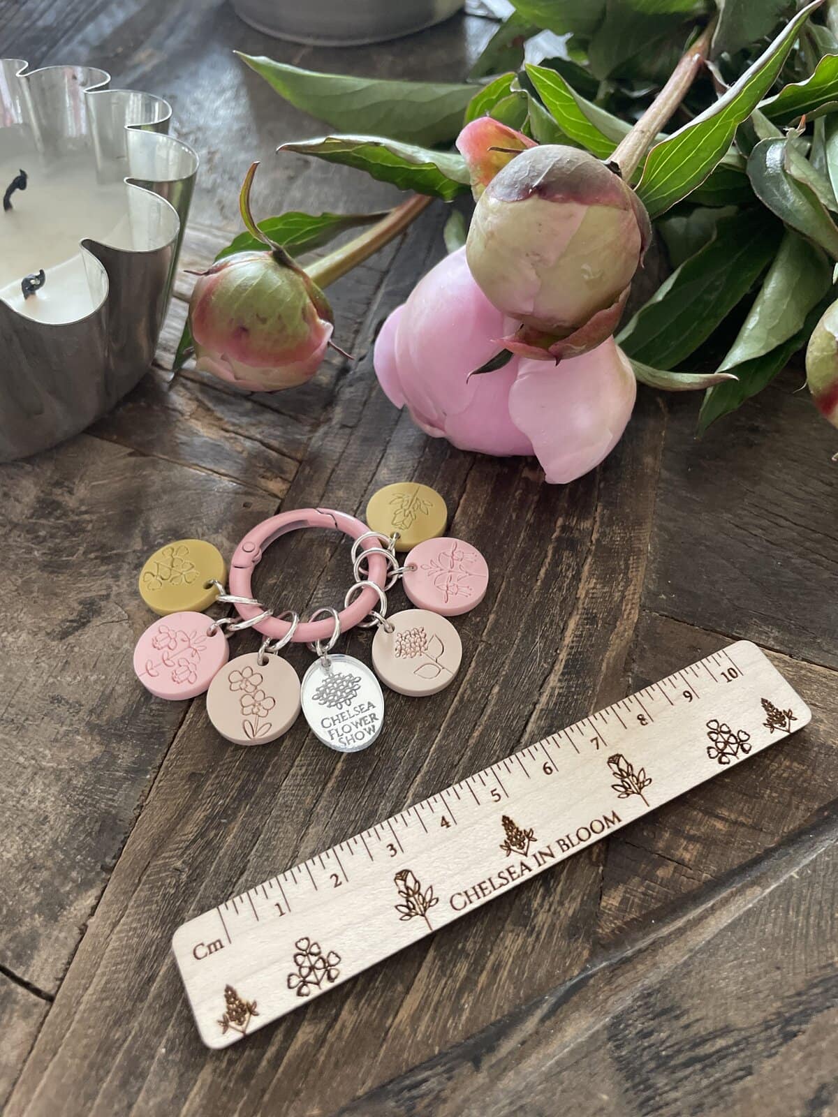 Bag Charm and Ruler Gift Set Inspired By The Chelsea Flower Show - Image 3